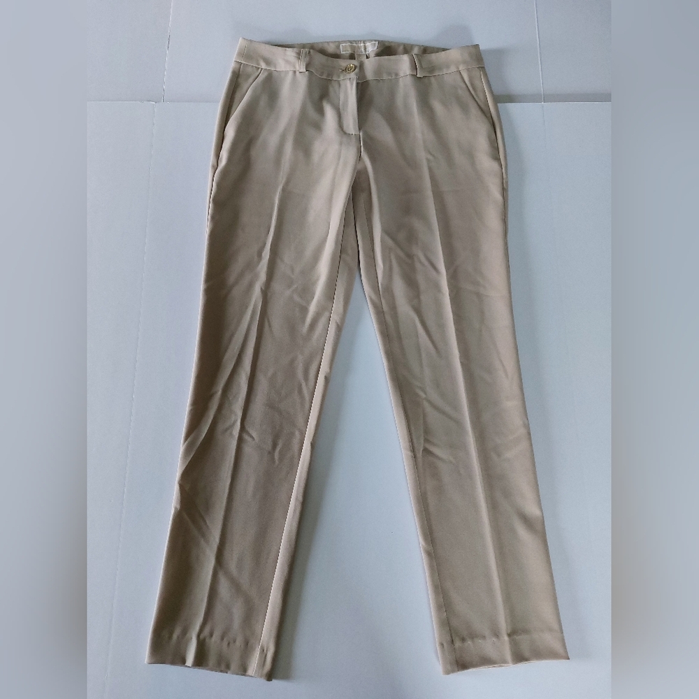 Michael Kors Dress Pants Womens Size 4 Beige Soft Comfort Professional